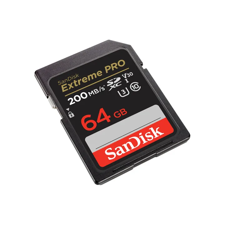 SANDISK Extreme PRO SDXC 64GB 200MB/s V30