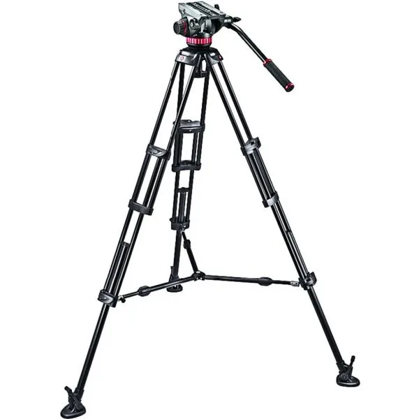 Tripé Manfrotto 546BK-1 + Cabeça MVH502A